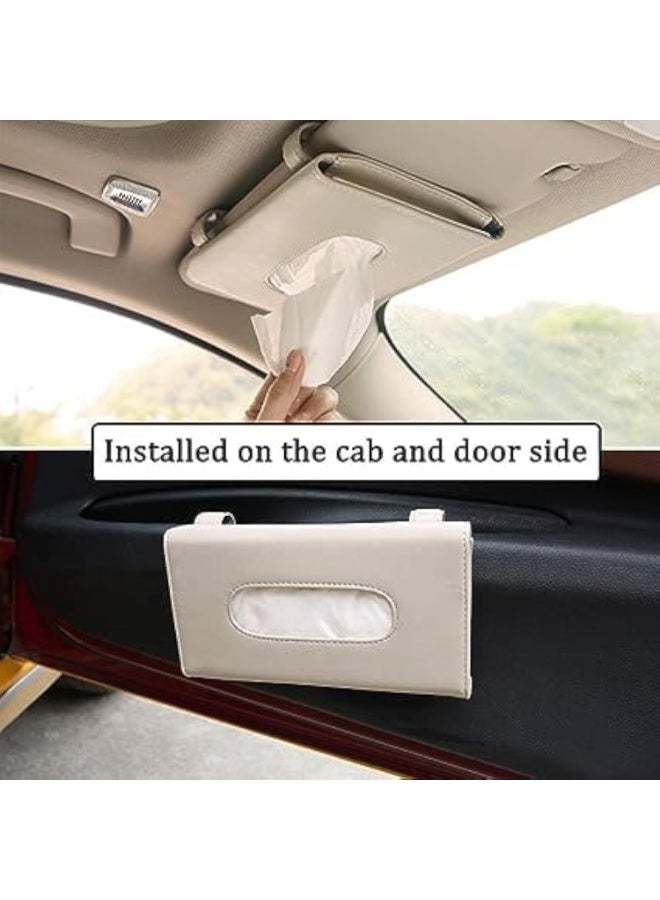 CAZADORA Premium Car Visor Tissue Holder & Hanging Paper Towel Dispenser - Ultimate Vehicle Interior Organizer and Stylish Accessory for Cars, SUVs, and Trucks - Secure Clip-On Design for Sun Visor or Seat Back - Eliminates Clutter, Ensures Safe Driving, and Keeps Tissues & Masks Within Easy Reach - Durable Plastic Construction in Elegant Beige Color - Fun and Unique Monkey Design Tissue Box Cover for a Creative Car Decoration - Essential Multi-Use Auto Accessory for Road Trips, Daily Commutes, and Family Vehicles - Quick & Effortless One-Hand Access to Napkins While Driving - Premium Quality Vehicle Interior Upgrade - A Must-Have for a Tidy, Refined, and Personalized Driving Environment - Say Goodbye to Loose Tissue Boxes and Hello to CAZADORA's Functional & Decorative Solution – The Perfect Gift for Any Saudi Driver. - Image 4
